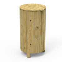 Atkritumu tvertne RUSTICS