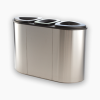 Šķirošanas tvertne iekštelpām "Finbin® Bermuda Triple"