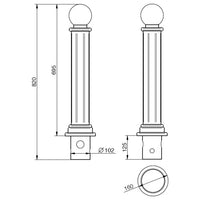 Norobežojošais stabiņš VIA TRAJANE