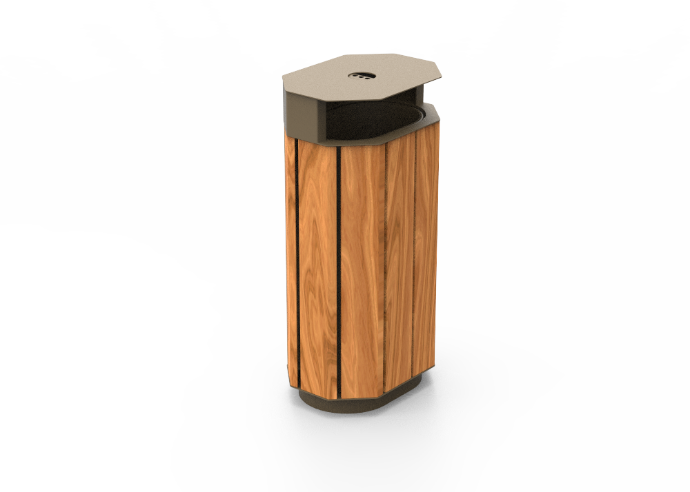 Atkritumu tvertne OKTO WOOD PLUS