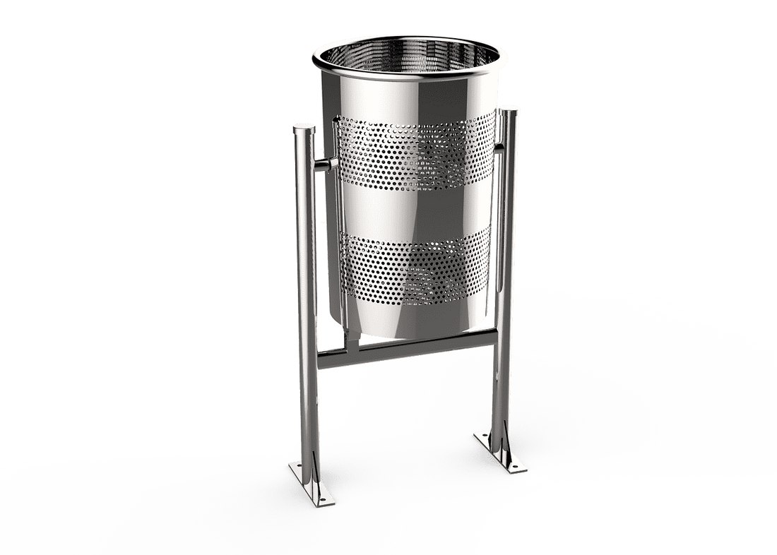 Atkritumu tvertne CIRCULAR INOX